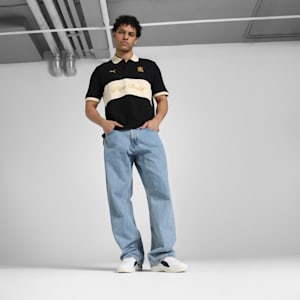 PUMA x RCB Men's Retro Polo, PUMA Black, extralarge-IND