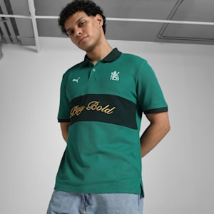 PUMA x RCB Men's Retro Polo, Wild Green, extralarge-IND