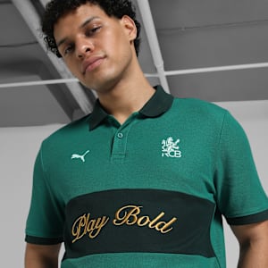 PUMA x RCB Men's Retro Polo, Wild Green, extralarge-IND