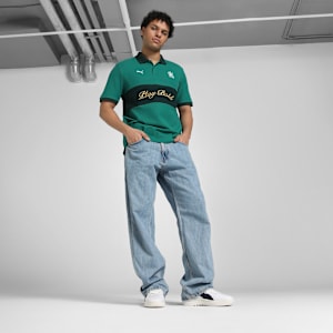 PUMA x RCB Men's Retro Polo, Wild Green, extralarge-IND