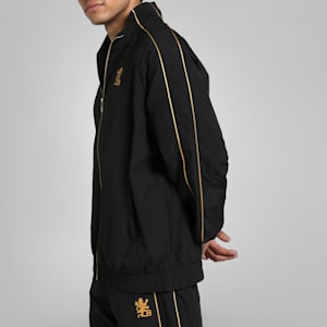 Puma x RCB Men's T7 Jacket, PUMA Black, extralarge-IND