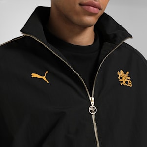 Puma x RCB Men's T7 Jacket, PUMA Black, extralarge-IND