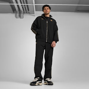 Puma x RCB Men's T7 Jacket, PUMA Black, extralarge-IND