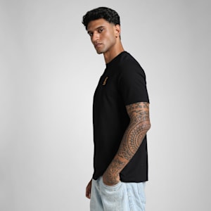 PUMA x RCB Men's Classic Tee, PUMA Black, extralarge-IND
