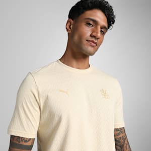 PUMA x RCB Men's Classic Tee, Canvas, extralarge-IND