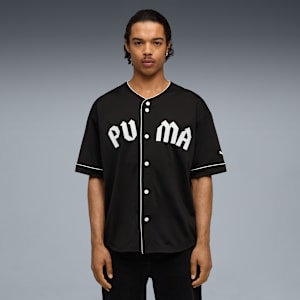 WARDROBE ESS Baseball Jersey Men, PUMA Black, extralarge