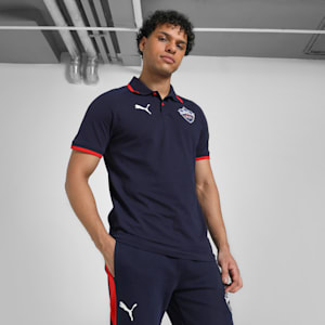 PUMA x Delhi Capital Polo T-Shirt, PUMA Navy, extralarge-IND
