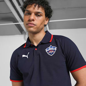 PUMA x Delhi Capital Polo T-Shirt, PUMA Navy, extralarge-IND