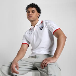 PUMA x Delhi Capital Polo T-Shirt, PUMA White, extralarge-IND