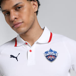 PUMA x Delhi Capital Polo T-Shirt, PUMA White, extralarge-IND