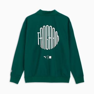 メンズ PUMA x TANGRAM 長袖 ポロシャツ, Wild Green, extralarge-JPN