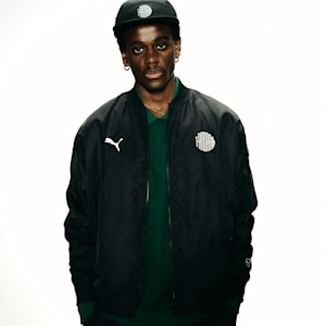 メンズ PUMA x TANGRAM 長袖 ポロシャツ, Wild Green, extralarge-JPN