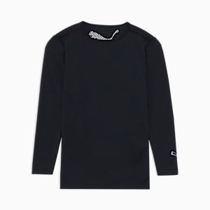 メンズ ゴルフ シャドウキャット モックネック 長袖 アンダー シャツ, PUMA Black, extralarge-JPN