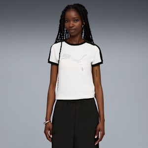 FENTY x PUMA T7 Women's Slim Tee, PUMA White, extralarge-IND