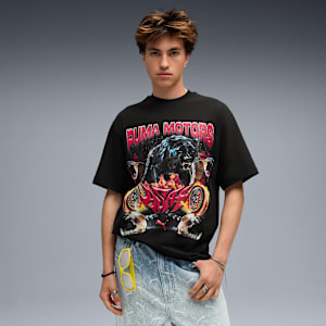 A$AP ROCKY x PUMA Men's Motors Tee, PUMA Black, extralarge-IND