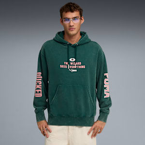 Sudadera con capucha de tejido polar PUMA x WICKED Oz, Dark Myrtle, extralarge
