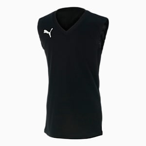 キッズ ジュニア SL サッカー インナーシャツ タンクトップ 120-160cm, Puma Black, extralarge-JPN