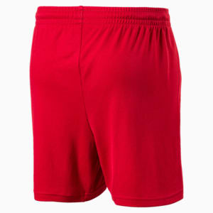 ftblTRG Kids' Football Training Shorts, Chili Pepper-Puma White
