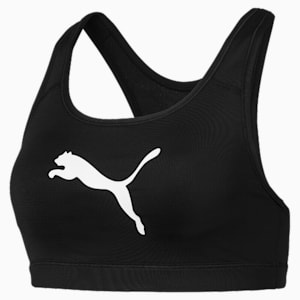 LIGA dryCELL Women's Sports Bra, Puma Black-Puma White, extralarge-IND