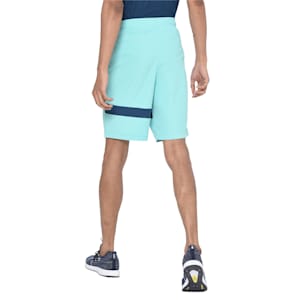 Knitted Men's Shorts, Biscay Green-Gibraltar Sea