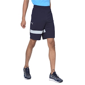Knitted Men's Shorts, Peacoat-Quarry