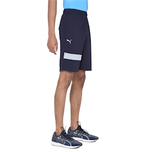 Knitted Men's Shorts, Peacoat-Quarry