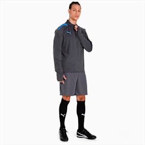 teamLIGA Quarter-Zip Men's Football Top, Asphalt-Bluemazing, extralarge-IND
