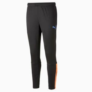 teamLIGA Training Men's Football Pants, PUMA Black-Blue Glimmer