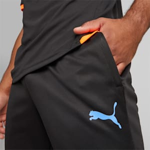 teamLIGA Training Men's Football Pants, PUMA Black-Blue Glimmer