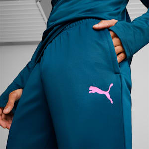 teamLIGA Training Men's Football Pants, Ocean Tropic-Poison Pink, extralarge-IND