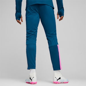 teamLIGA Training Men's Football Pants, Ocean Tropic-Poison Pink, extralarge-IND