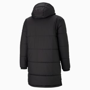 Bench Men's Padded Soccer Jacket, Puma Black-Puma White, extralarge