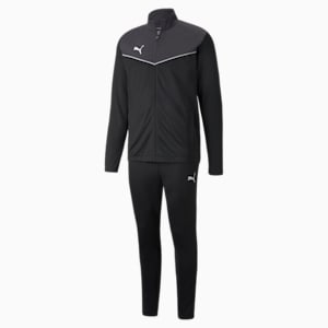 individualRISE Men's Slim Fit Football Tracksuit, Puma Black-Asphalt, extralarge-IND