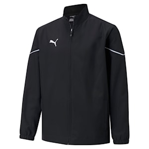 キッズ サッカー TEAMRISE サイドライン ジャケット 120-160cm, Puma Black-Puma White, extralarge-JPN