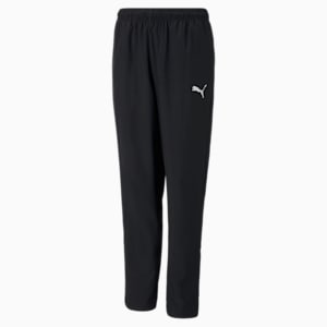 キッズ サッカー チームライズ サイドライン パンツ JR 120-160cm, Puma Black-Puma White, extralarge-JPN