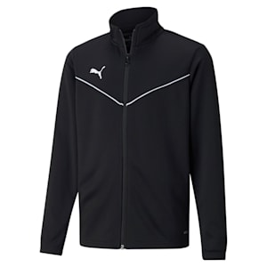 キッズ サッカー TEAMRISE トレーニング ポリ トラック ジャケット 120-160cm, Puma Black-Puma White, extralarge-JPN