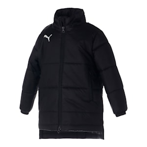 キッズ サッカー ベンチ 中綿 ジャケット 120-160cm, Puma Black-Puma White, extralarge-JPN