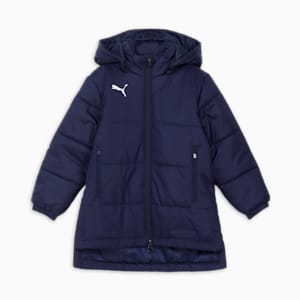 キッズ サッカー ベンチ 中綿 ジャケット 120-160cm, PUMA Navy-PUMA White, extralarge-JPN