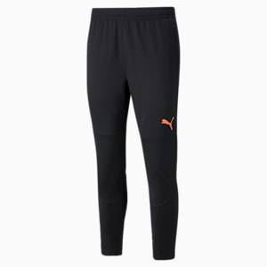 Pantalones de fútbol de entrenamiento individualFINAL para hombre, Puma Black-Neon Citrus