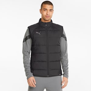 teamLIGA Men's Football Vest Jacket, Puma Black