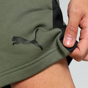 teamCUP Casuals Men's Football Shorts, Green Moss, extralarge-IND