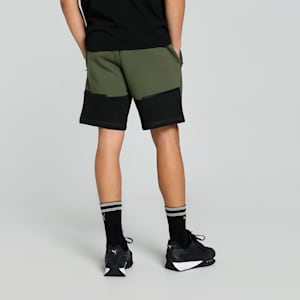 teamCUP Casuals Men's Football Shorts, Green Moss, extralarge-IND