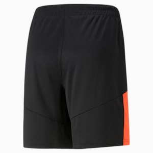Shorts de fútbol de entrenamiento para hombre individualFINAL, Puma Black-Fiery Coral