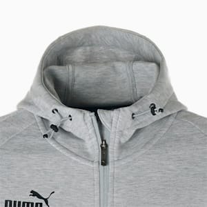 メンズ サッカー TEAMFINAL カジュアル フーデッド ジャケット, Light Gray Heather, extralarge-JPN