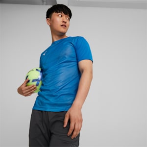 individualRISE Graphic Men's Jersey, Electric Blue Lemonade-Peacoat