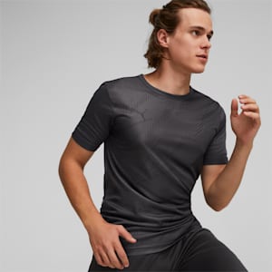 individualRISE Graphic Men's Jersey, Asphalt-Puma Black