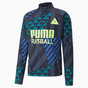 メンズ サッカー PUMA FUSSBALL PARK トレーニングトップ, Parisian Night-Blue Glimmer