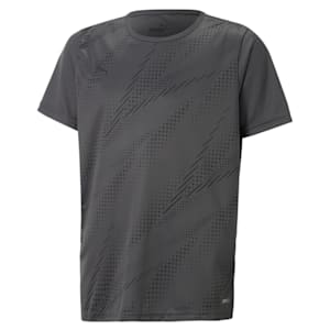 キッズ ボーイズ サッカー INDIVIDUALRISE グラフィック Tシャツ 130-160cm, Asphalt-Puma Black, extralarge-JPN