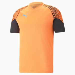 individualCUP Men's Football Jersey, Ultra Orange-PUMA Black, extralarge-IND