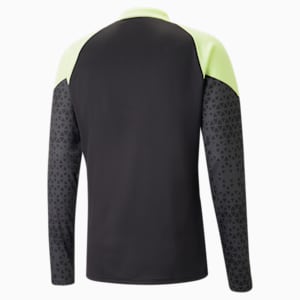 individualCUP Men's 1/4 Zip Jacket, PUMA Black-Fast Yellow